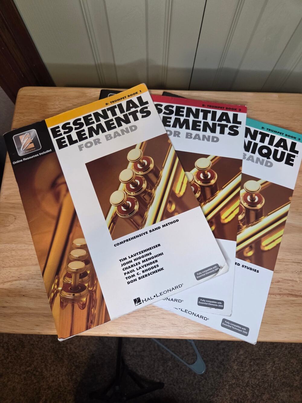 Essential Elements Bb Trumpet Books 1-3 by Hal Leonard
